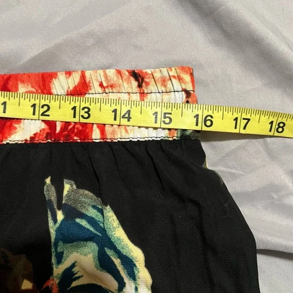 iJeans by Buffalo 🔵 Floral Ankle Joggers M x 28” Black and Red - Picture 11 of 14